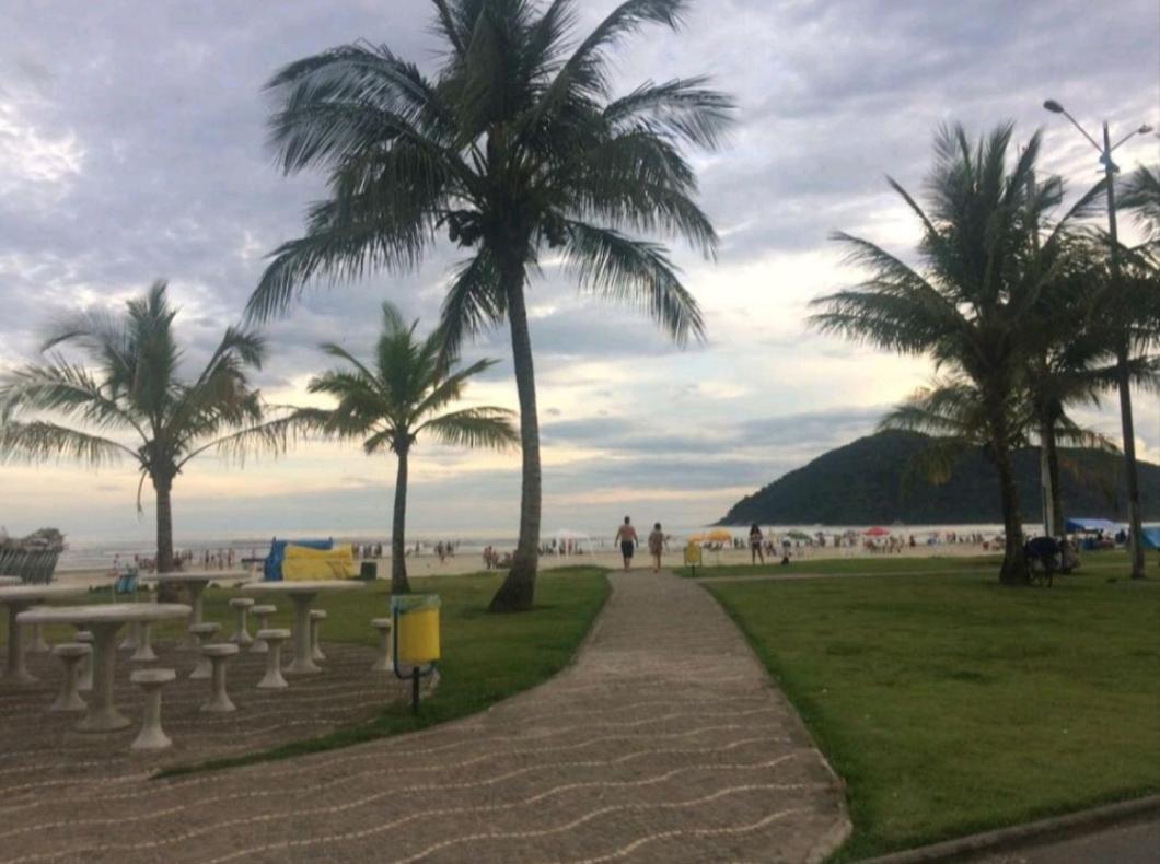 شقة Apartamento Praia Bertioga Frente Mar المظهر الخارجي الصورة